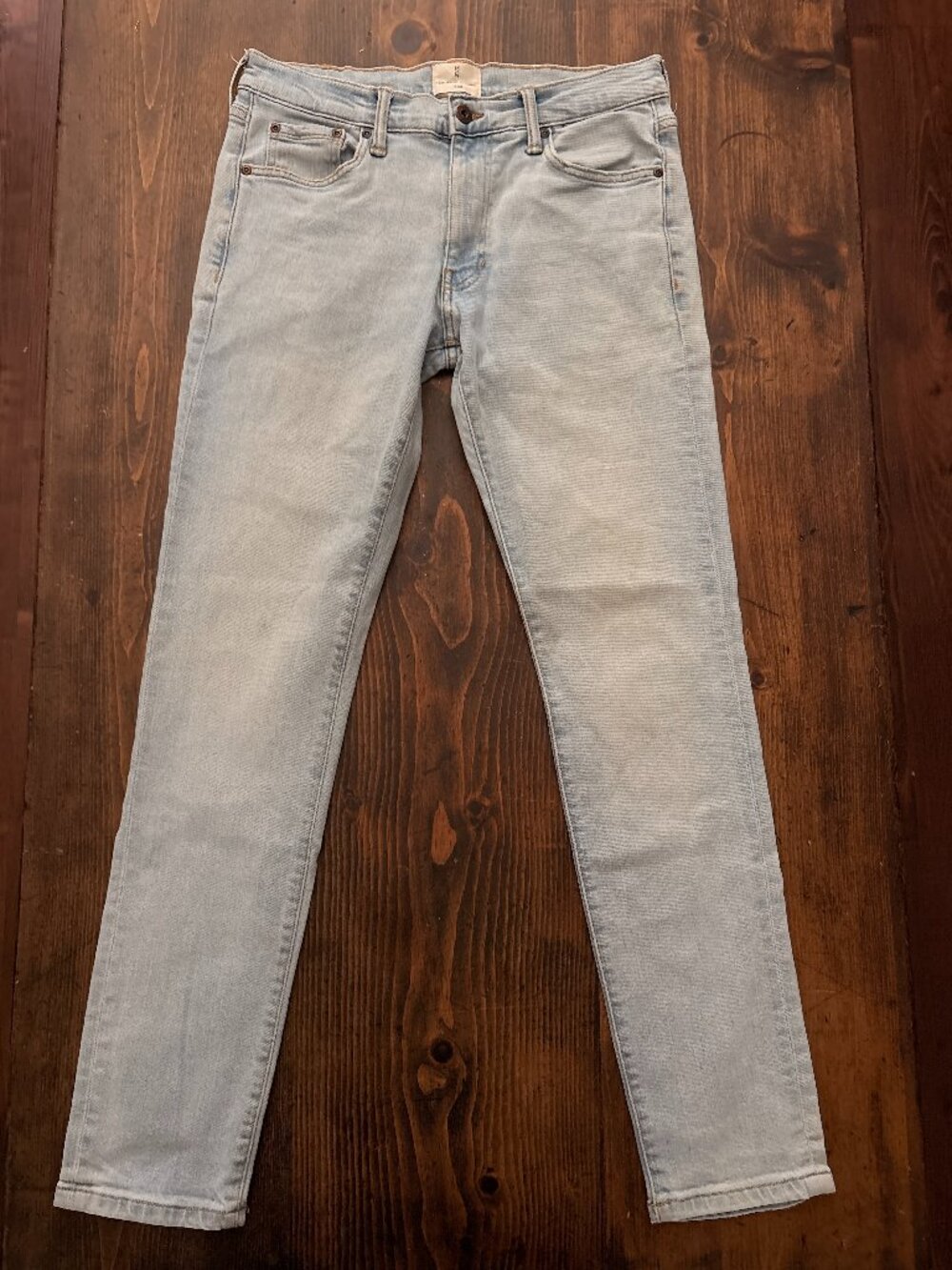 Mutual Weave Slim Fit Jeans Size 30/32 Light Denim – Gender Neutral – Preowned